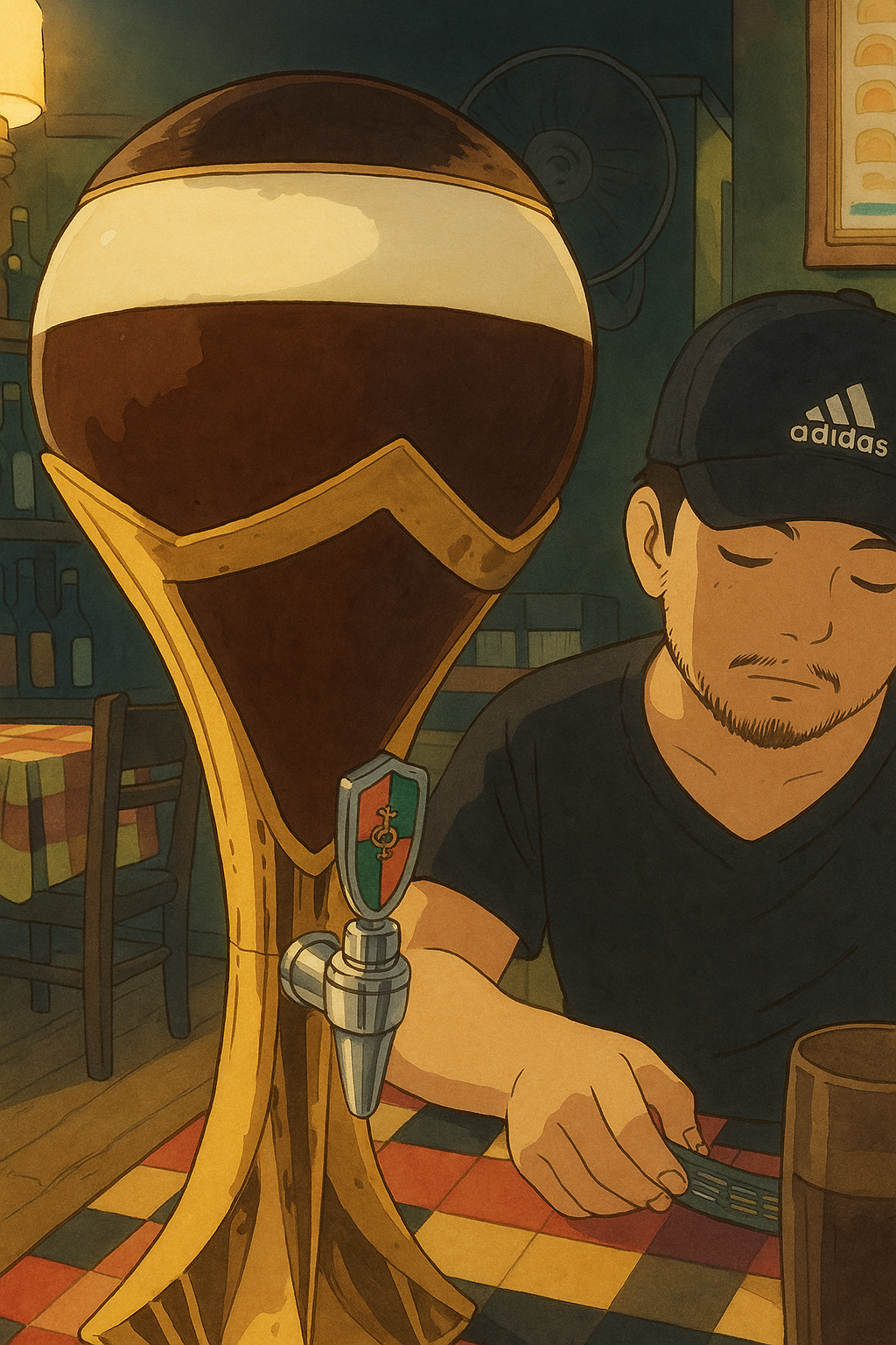 Convert this photo to a Studio Ghibli artwork