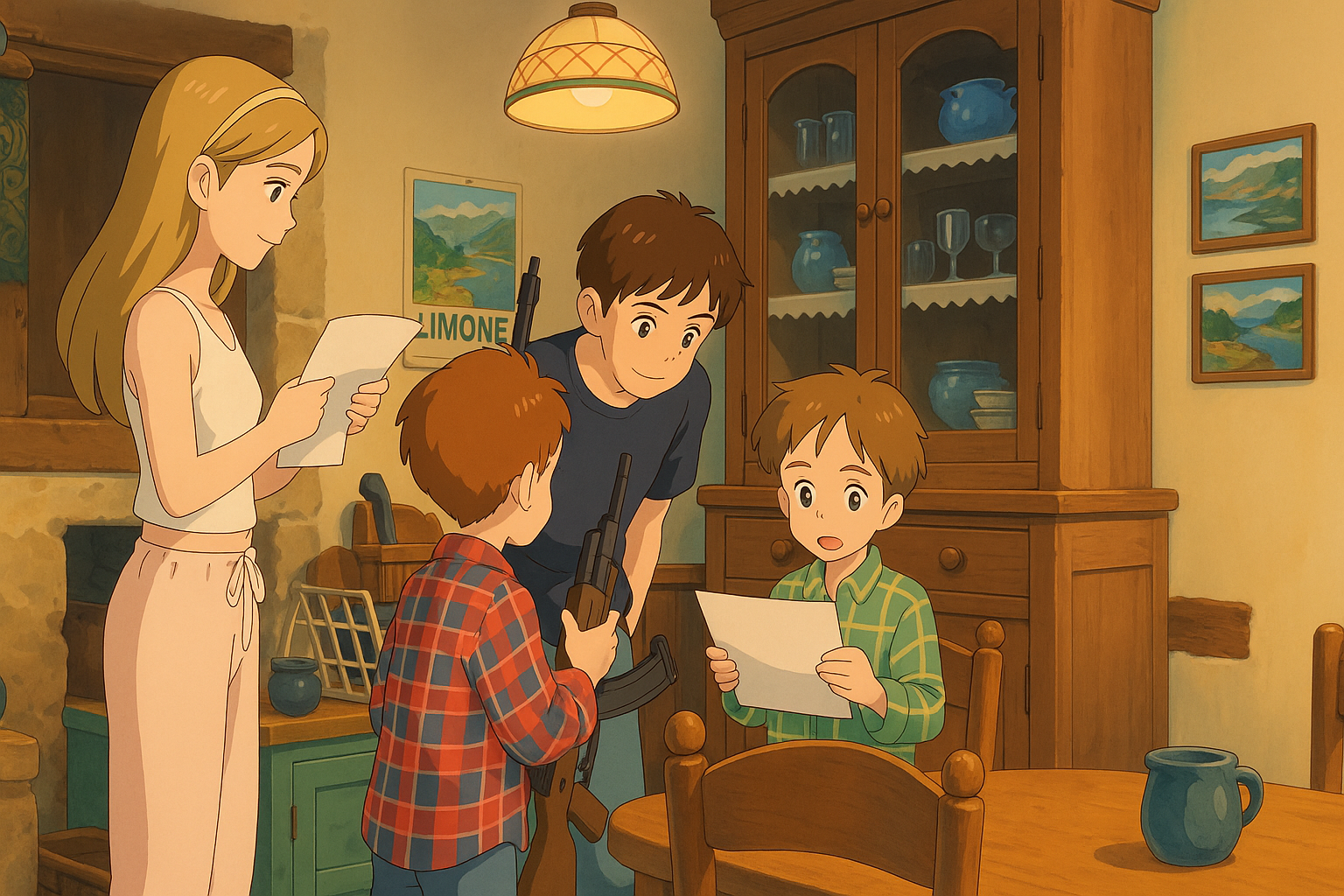 Transform it into Studio Ghibli style