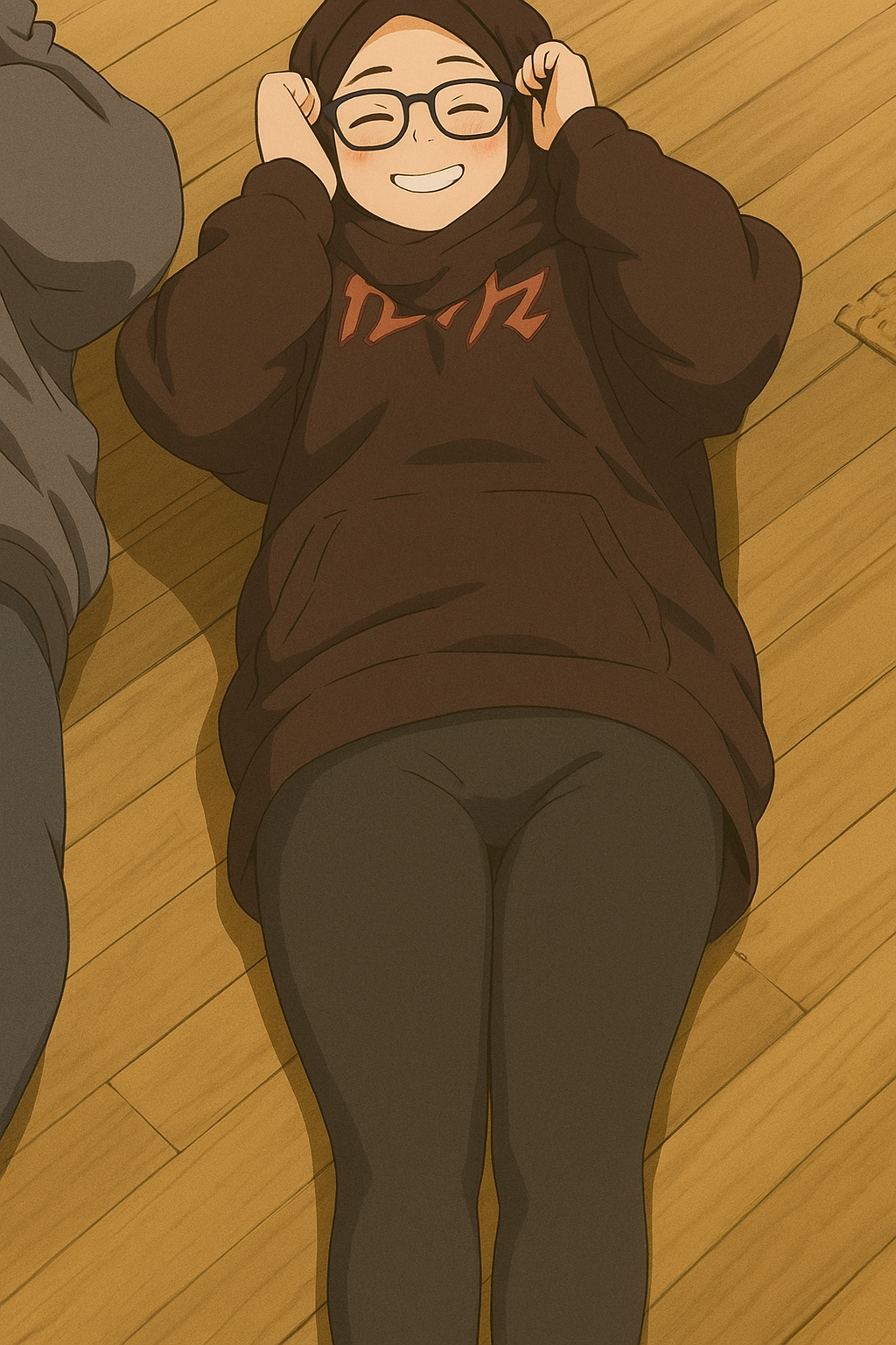 Pourriez-vous, je vous prie, transformer cette image en style Ghibli ? 
On respectera la couleur des yeux qui est NOISETTE clairs s'il vous plait. 
D'avance, merci beaucoup.
