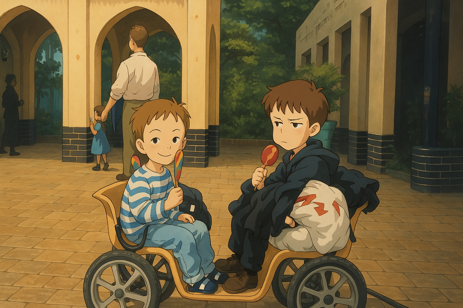 Transform it into Studio Ghibli style