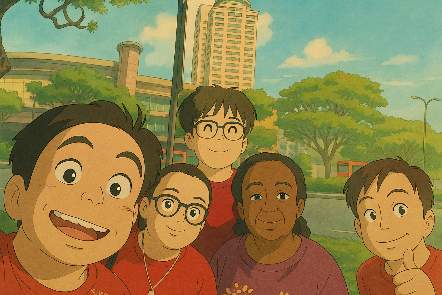 Transform it into Studio Ghibli style