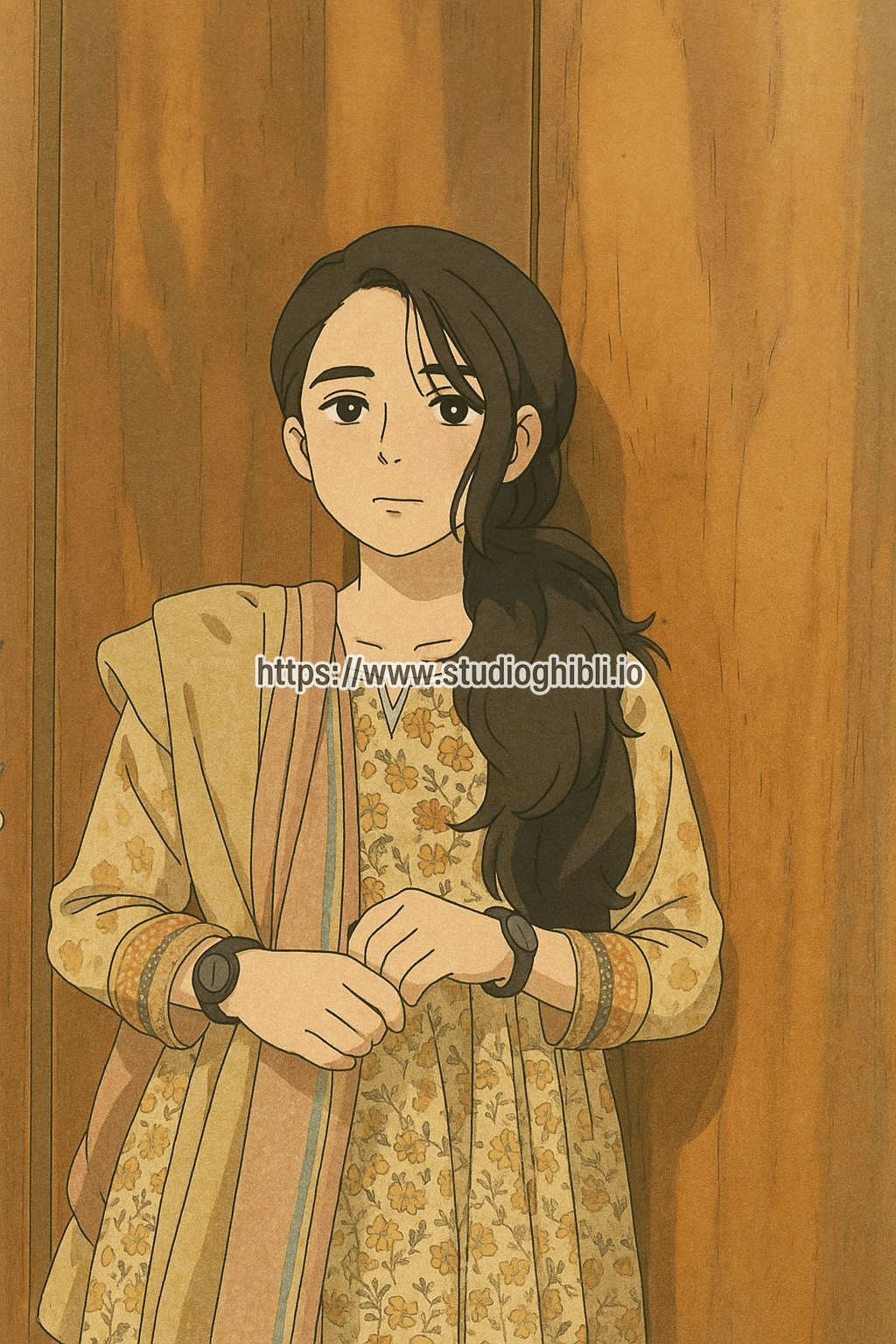 Turn this image into Studio Ghibli style