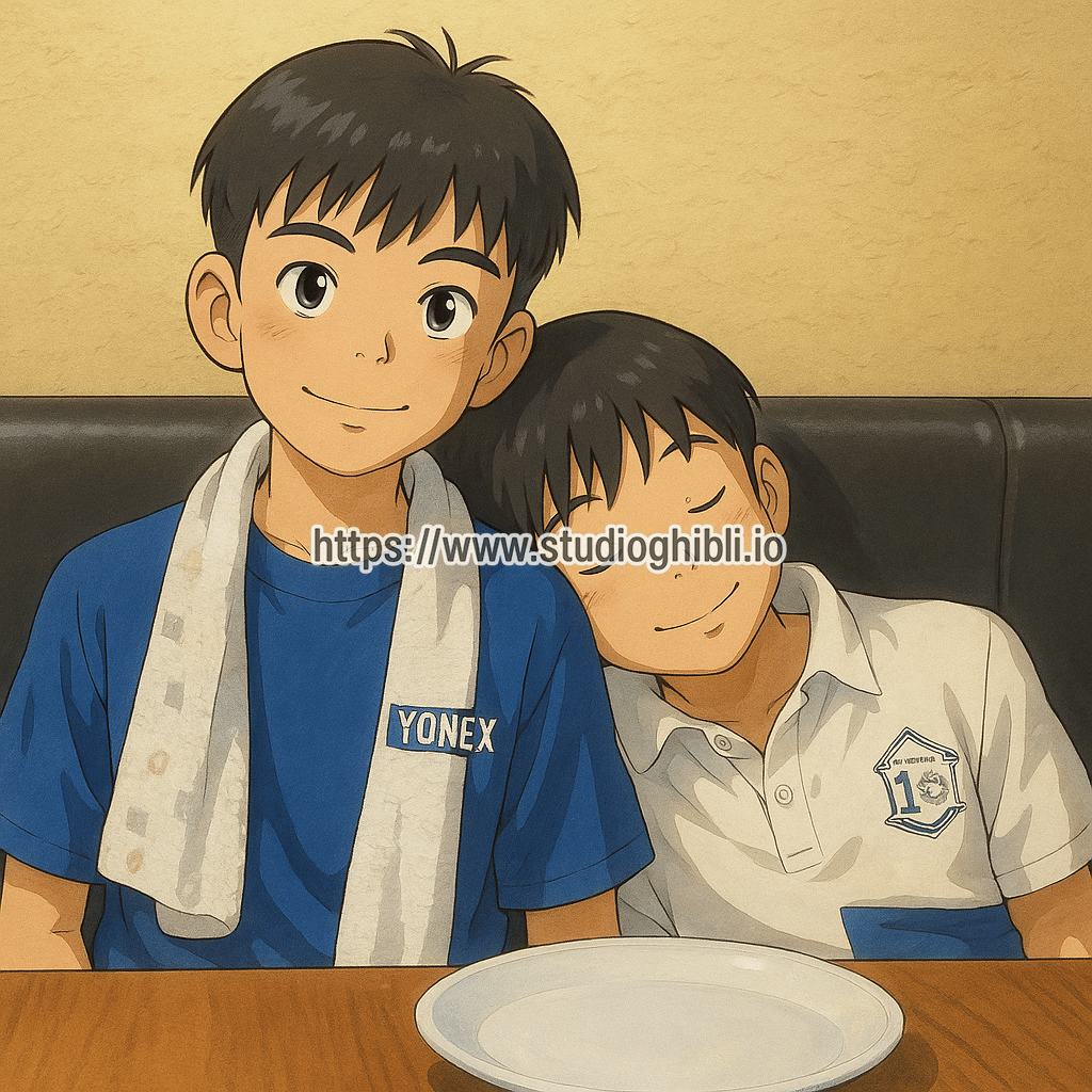 Turn this image to ghibli style