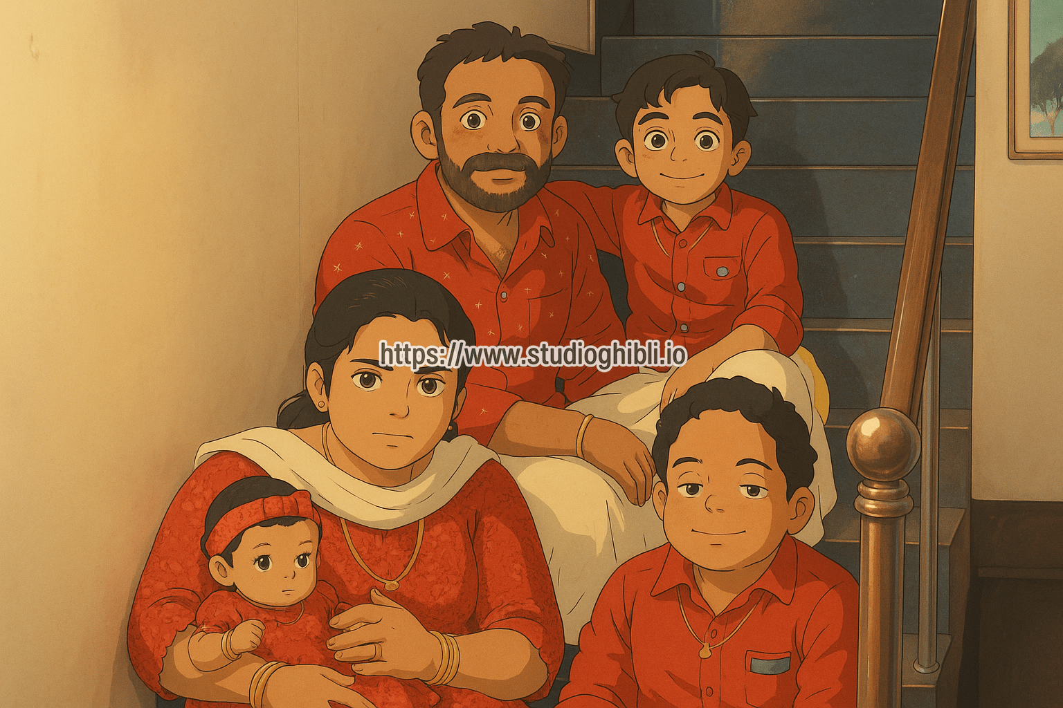 Turn this image into Studio Ghibli style