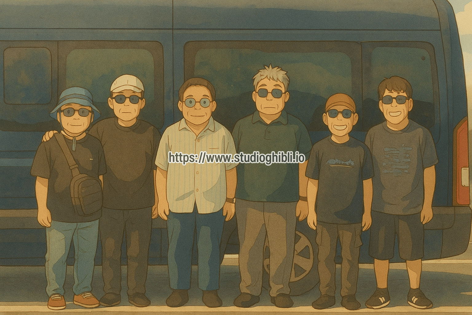 Turn this image into Studio Ghibli style