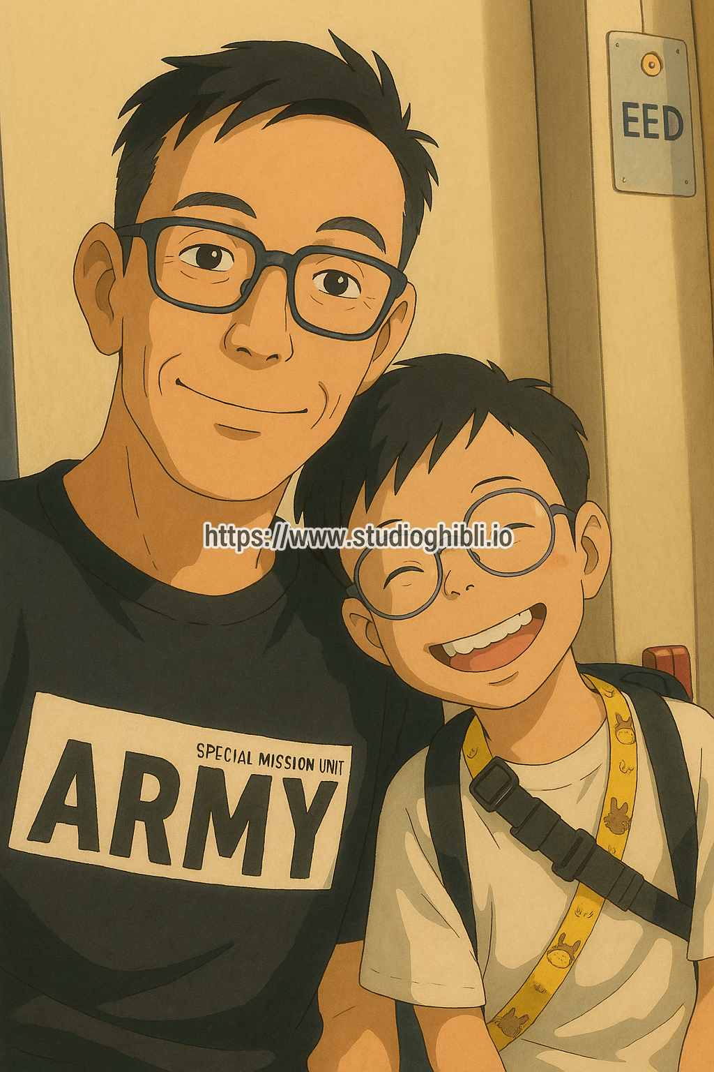 Make it look like a Studio Ghibli movie