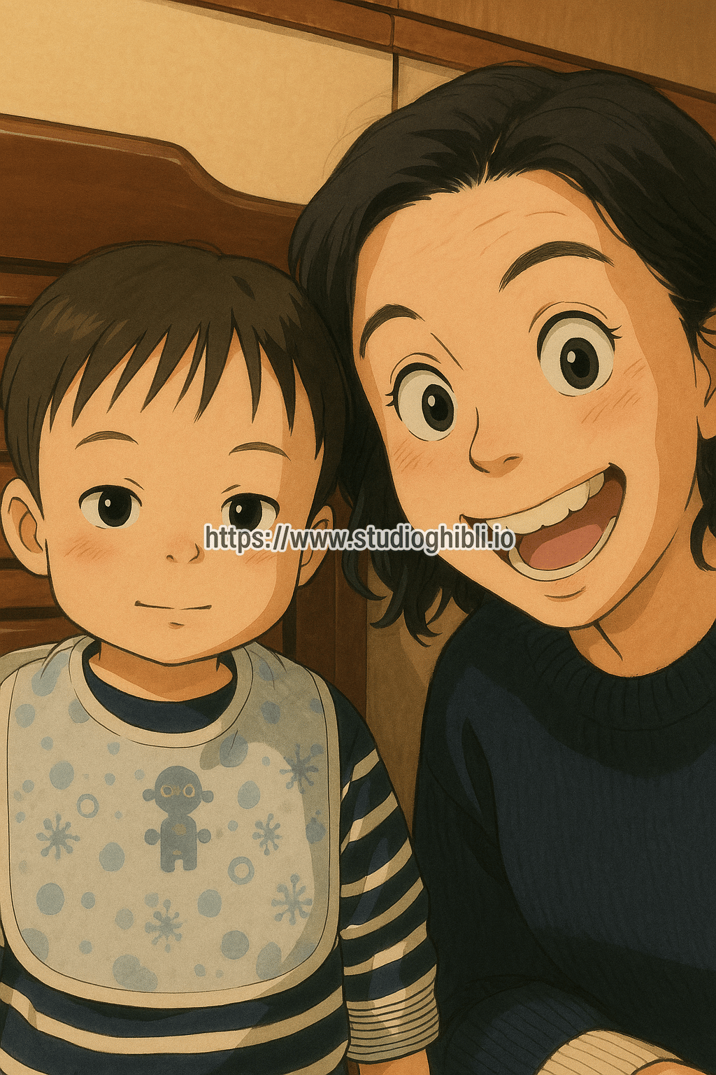 Turn this image into Studio Ghibli style