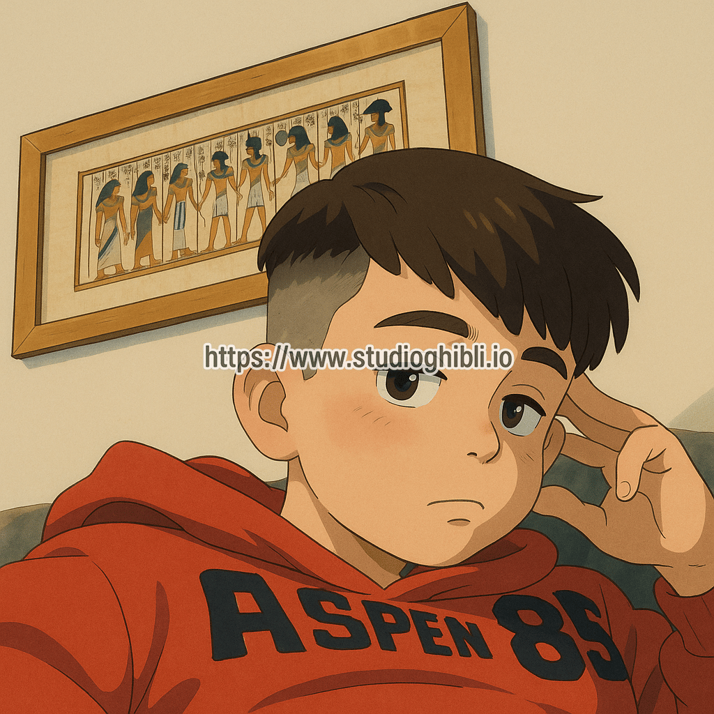 Trasforma questa immagine stile ghibli