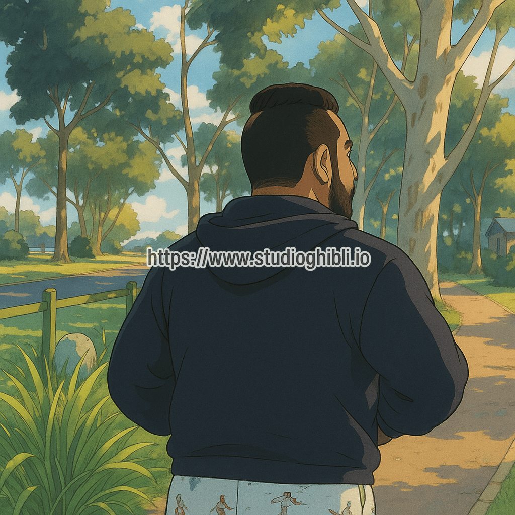 Turn this image into Ghibli style