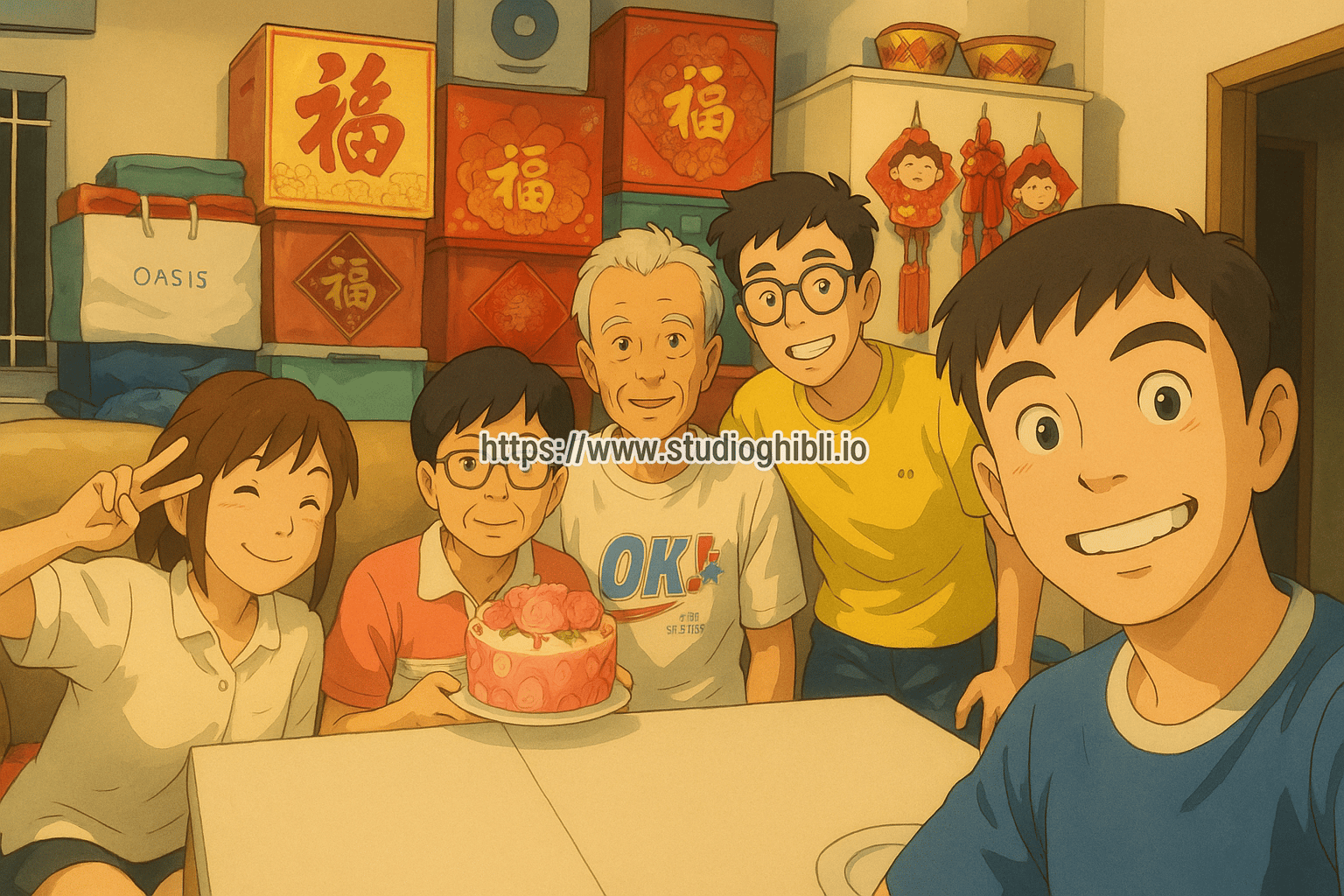 Make it look like a Studio Ghibli movie