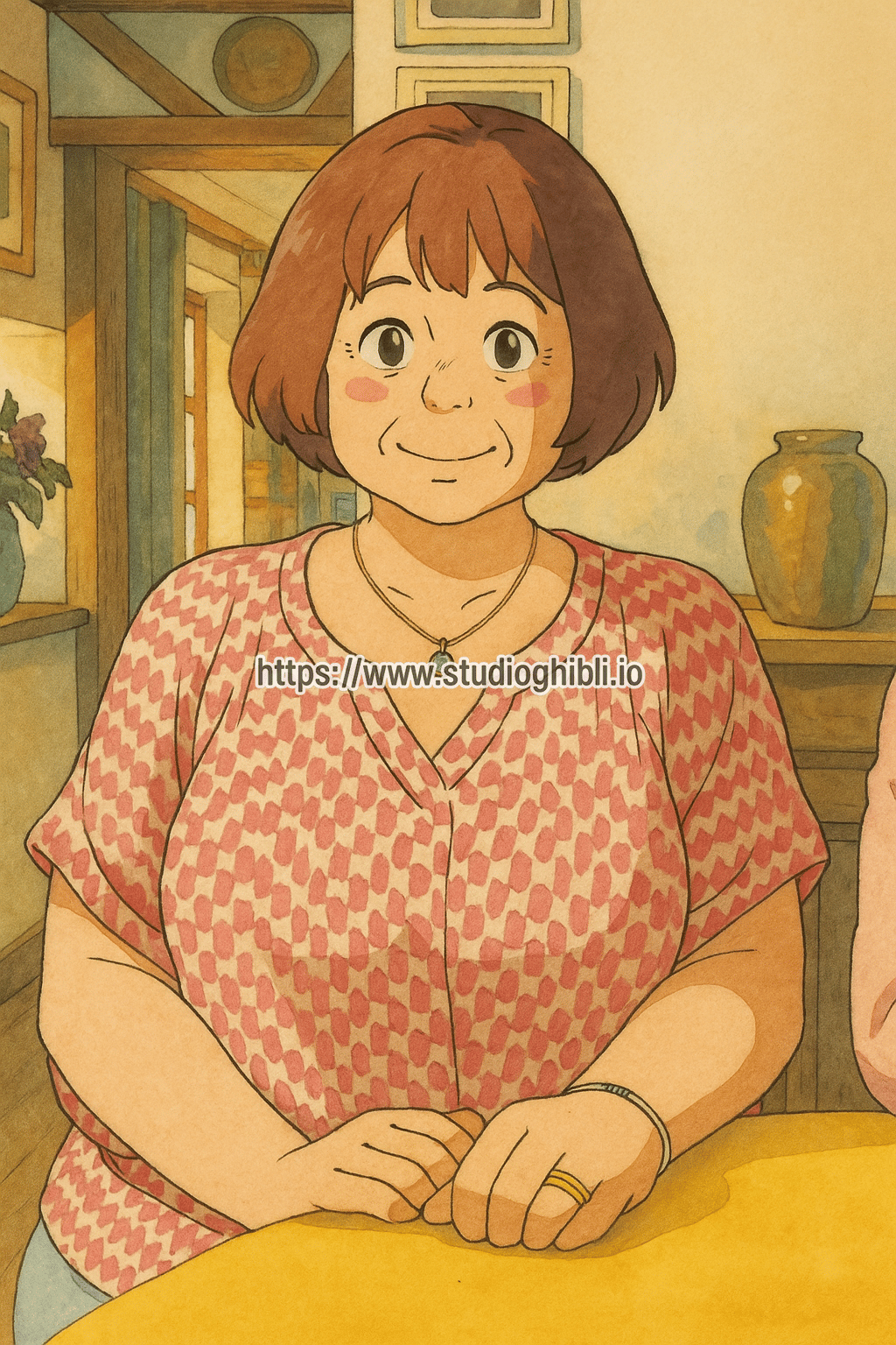 Turn this image into Studio Ghibli style