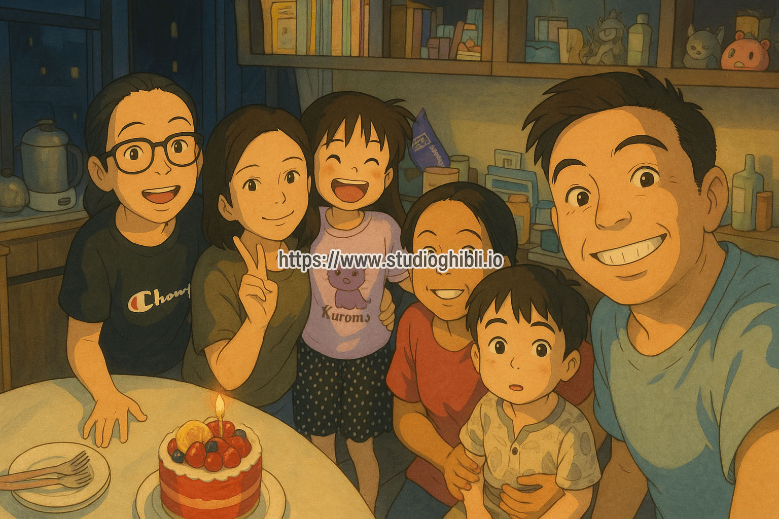 Turn this image into Studio Ghibli style