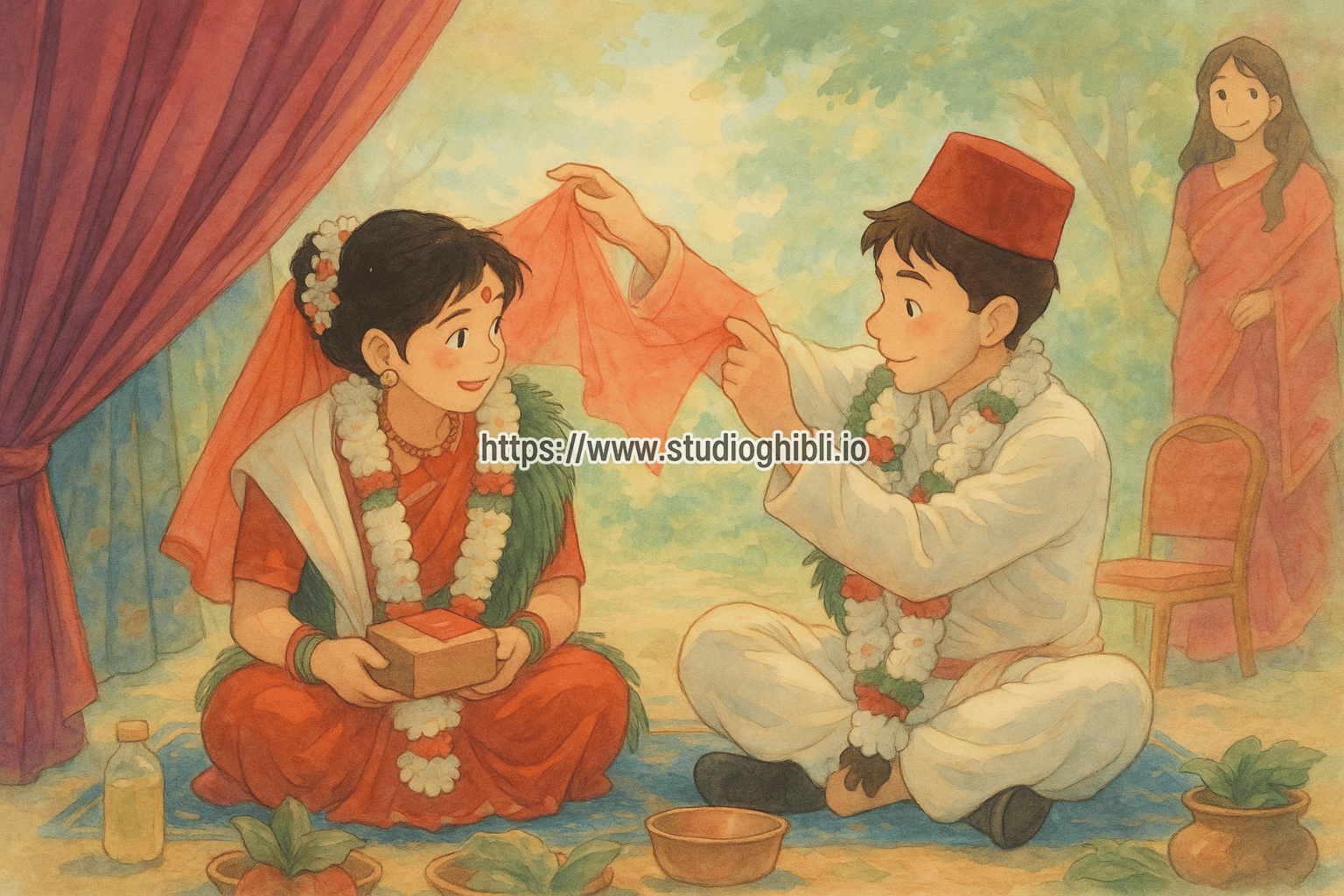 Turn this image into Studio Ghibli style