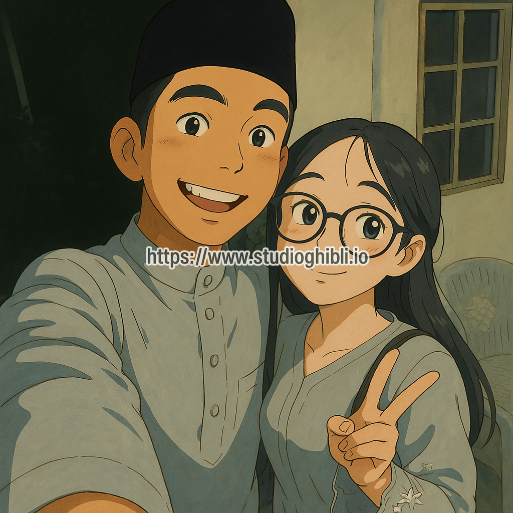 turn this into ghibli style