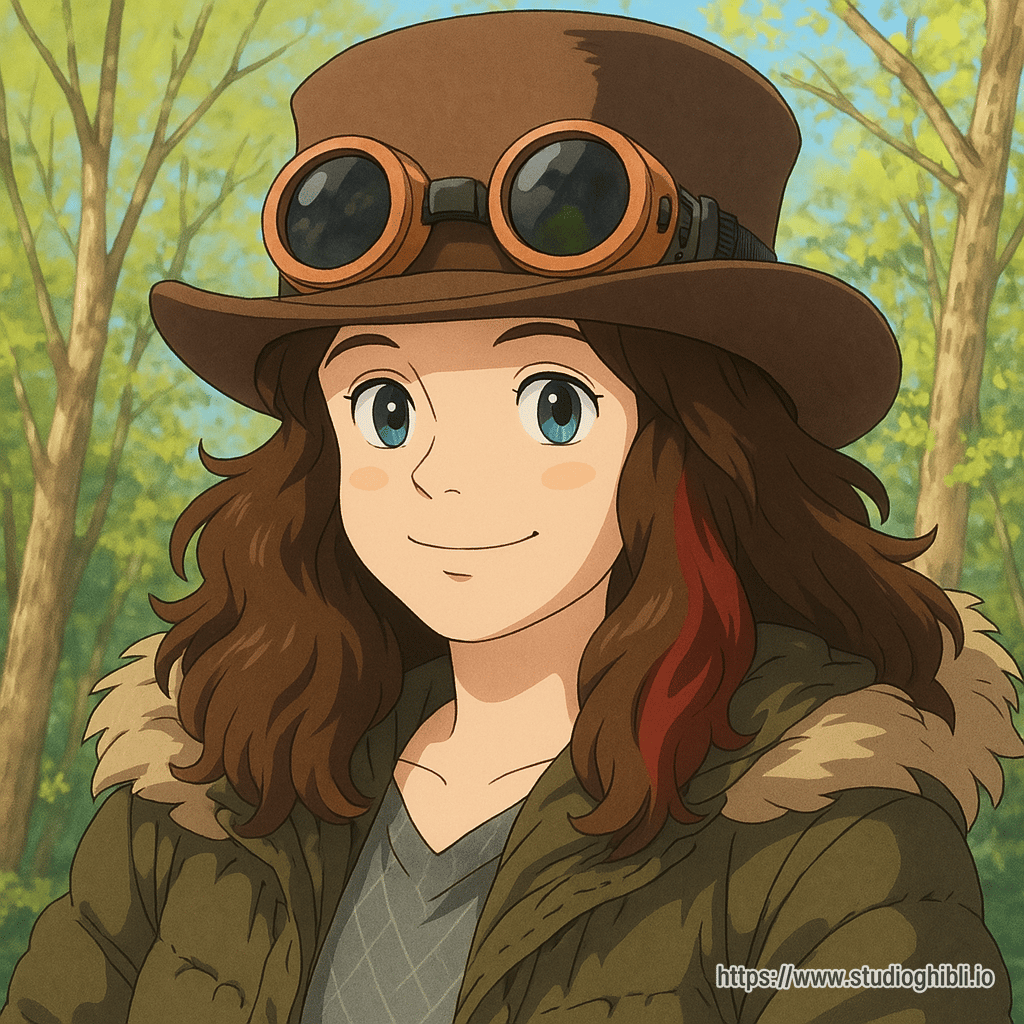 make it Ghibli anime style.